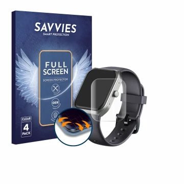 Front side of a product packaging with the brand logo Savvies. Next to it is the device TUYOMA LW76 1.91