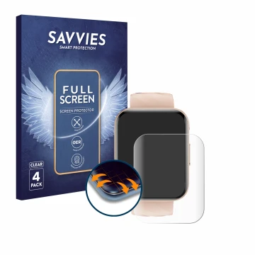 Front side of a product packaging with the brand logo Savvies. Next to it is the device RUIMEN H1 shown with the corresponding