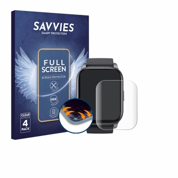 Front side of a product packaging with the brand logo Savvies. Next to it is the device Toobur IDW17 shown with the correspond