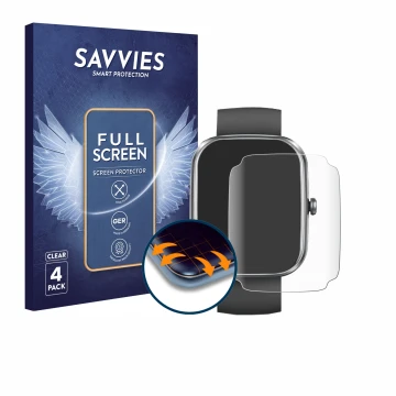 Front side of a product packaging with the brand logo Savvies. Next to it is the device Matast T60 1.91
