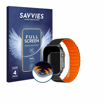 Front side of a product packaging with the brand logo Savvies. Next to it is the device Imiki SF1 2.01