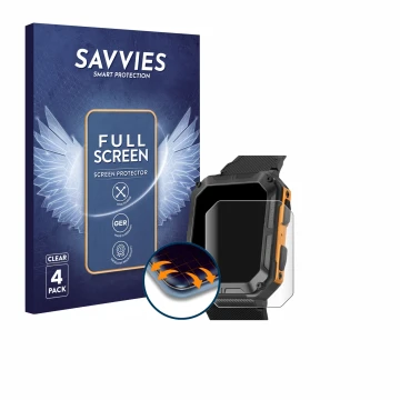 Front side of a product packaging with the brand logo Savvies. Next to it is the device Stahlgear Thor shown with the correspo