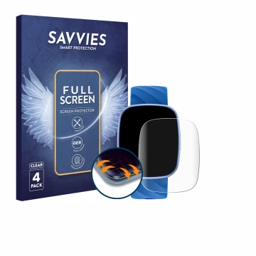 Front side of a product packaging with the brand logo Savvies. Next to it is the device Alutoria S60K shown with the correspon