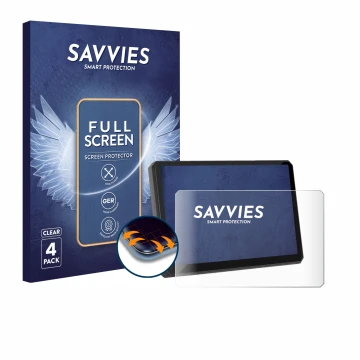 Front side of a product packaging with the brand logo Savvies. Next to it is the device Carpuride W502BS Pro 5