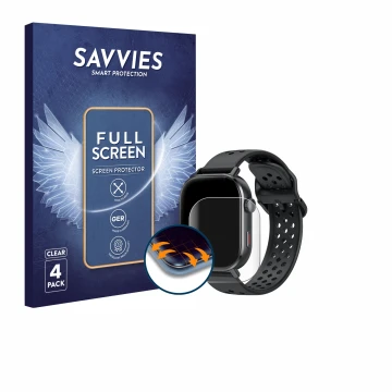 Front side of a product packaging with the brand logo Savvies. Next to it is the device Jugeman P131 2.06