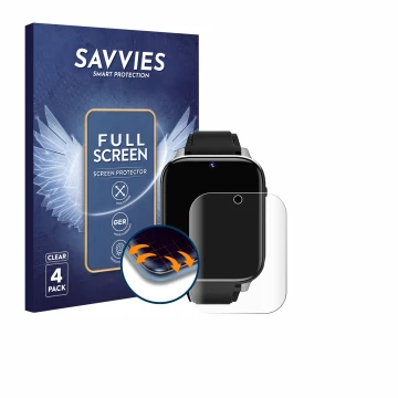 Front side of a product packaging with the brand logo Savvies. Next to it is the device Rogbid Z10 shown with the correspondin