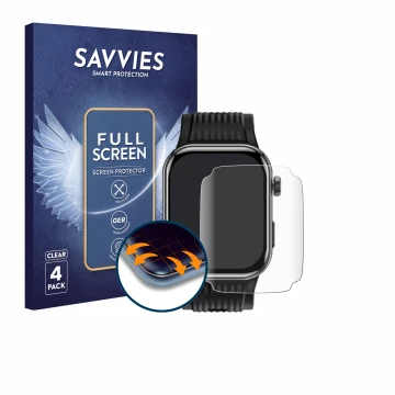 Front side of a product packaging with the brand logo Savvies. Next to it is the device Rollme Kore D1 shown with the correspo