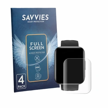 Front side of a product packaging with the brand logo Savvies. Next to it is the device Dakofied D1B shown with the correspond