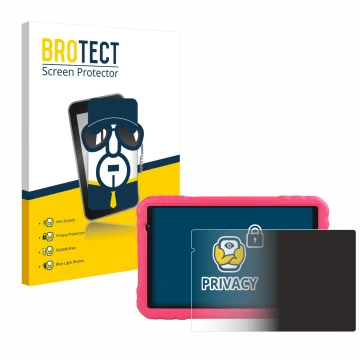 Front side of a product packaging with the brand logo BROTECT. Next to it is the device Aocwei x500 shown with the correspondi