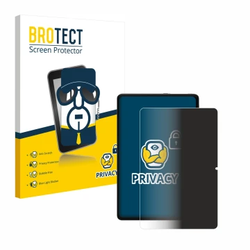 Front side of a product packaging with the brand logo BROTECT. Next to it is the device Xiaomi Redmi Pad Pro shown with the co