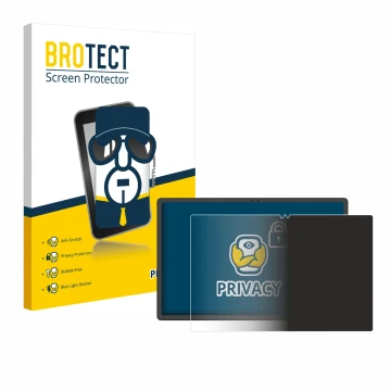 Front side of a product packaging with the brand logo BROTECT. Next to it is the device Mediacom Azimut 4 Pro 11.97