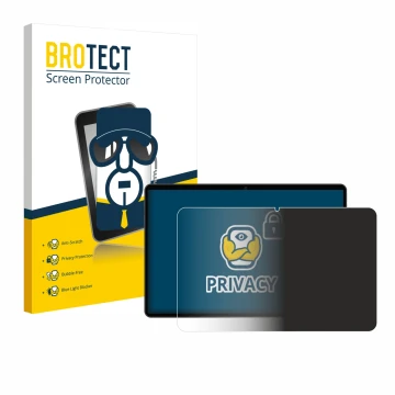 Front side of a product packaging with the brand logo BROTECT. Next to it is the device Meberry M8 shown with the correspondin