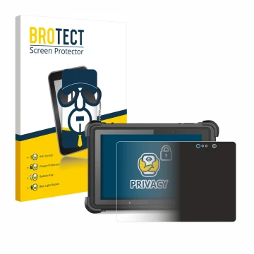 Front side of a product packaging with the brand logo BROTECT. Next to it is the device MSI ND52 shown with the corresponding 