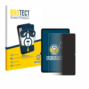 Front side of a product packaging with the brand logo BROTECT. Next to it is the device Xiaomi Redmi Pad 2 Pro shown with the 