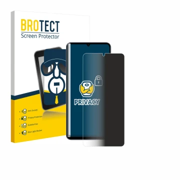 Front side of a product packaging with the brand logo BROTECT. Next to it is the device Samsung Galaxy A07 shown with the corr
