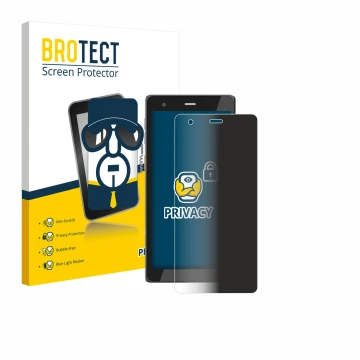 Front side of a product packaging with the brand logo BROTECT. Next to it is the device Scorpion 6X V2 shown with the correspo