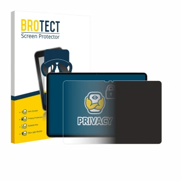 Front side of a product packaging with the brand logo BROTECT. Next to it is the device VALE V12X LTE-8128 12.6