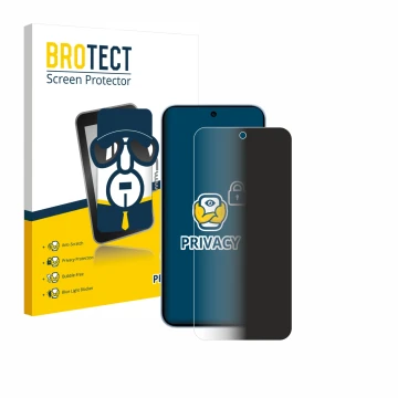Front side of a product packaging with the brand logo BROTECT. Next to it is the device Oppo Reno 15 FS 5G shown with the corr