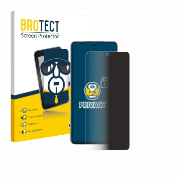 Front side of a product packaging with the brand logo BROTECT. Next to it is the device Oppo Find X8s+ shown with the correspo