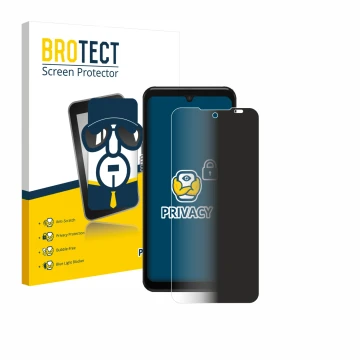 Front side of a product packaging with the brand logo BROTECT. Next to it is the device Sunmi M3 shown with the corresponding 