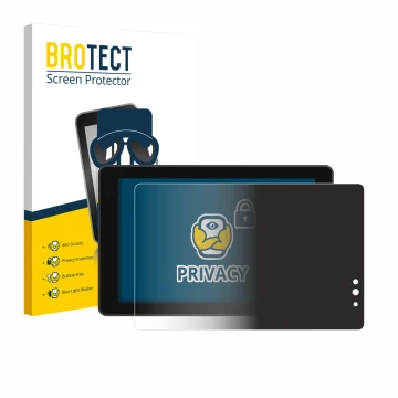 Front side of a product packaging with the brand logo BROTECT. Next to it is the device Lilliput 719/T 7