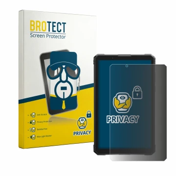 Front side of a product packaging with the brand logo BROTECT. Next to it is the device Hotwav R11 Pro shown with the correspo