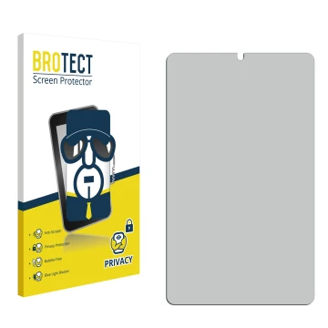 Front side of a product packaging with the brand logo BROTECT. Next to it is the corresponding screen protector.