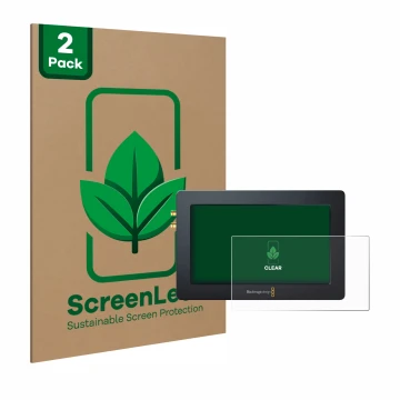 Front side of a product packaging with the brand logo ScreenLeaf. Next to it is the device Blackmagic Design Blackmagic Video 
