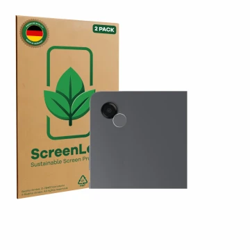Front side of a product packaging with the brand logo ScreenLeaf. Next to it is the device Samsung Galaxy Tab A11 Plus WiFi 11