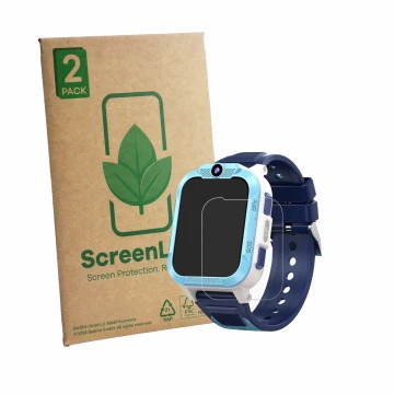 Front side of a product packaging with the brand logo ScreenLeaf. Next to it is the device Iowodo Z40Pro shown with the corres