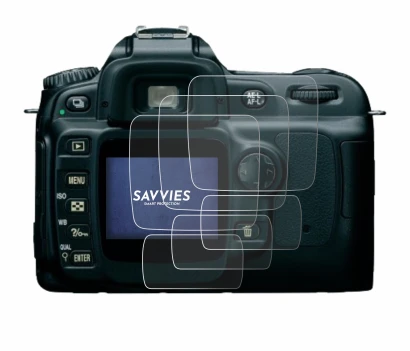 Image of the device Nikon D50 with a wide variety of screen protectors.