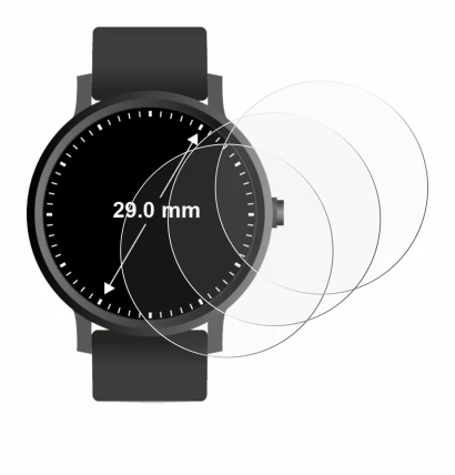 Image of the device Watches (Circular, ø: 29 mm) with a wide variety of screen protectors.