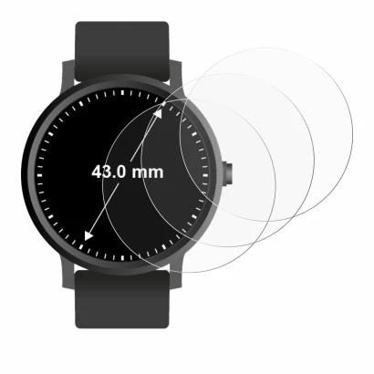 Image of the device Watches (Circular, ø: 43 mm) with a wide variety of screen protectors.