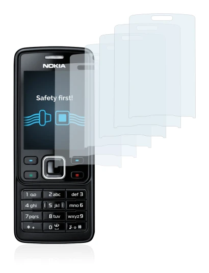 Image of the device Nokia 6300 2007 with a wide variety of screen protectors.