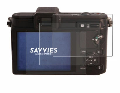 Image of the device Nikon 1 V1 with a wide variety of screen protectors.