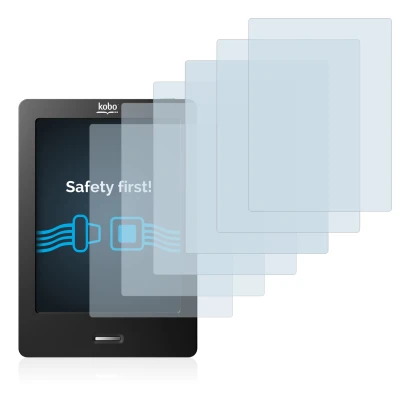 Image of the device Kobo eReader Touch with a wide variety of screen protectors.