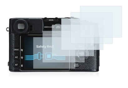 Image of the device Fujifilm X-Pro1 with a wide variety of screen protectors.