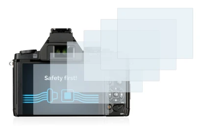Image of the device Olympus OM-D E-M5 with a wide variety of screen protectors.