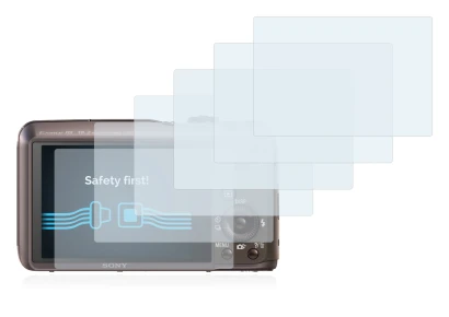Image of the device Sony Cyber-Shot DSC-HX20V with a wide variety of screen protectors.
