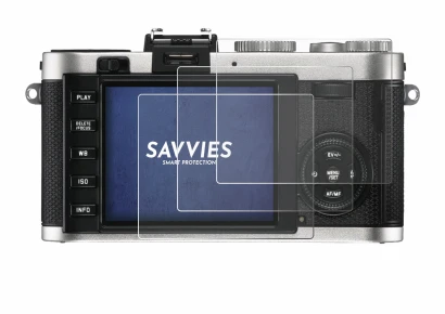 Image of the device Leica X2 with a wide variety of screen protectors.