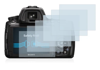 Image of the device Sony Alpha 37 (SLT-A37) with a wide variety of screen protectors.