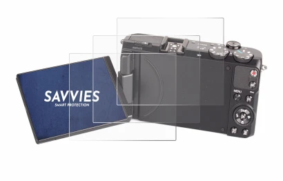 Image of the device Samsung EX2F with a wide variety of screen protectors.