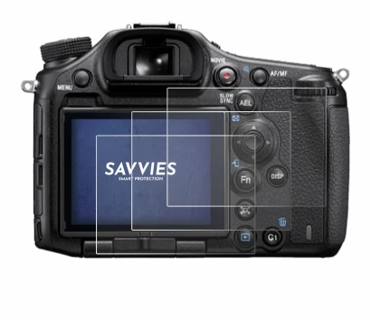 Image of the device Sony Alpha 99 with a wide variety of screen protectors.