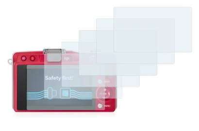 Image of the device Olympus PEN Mini E-PM2 with a wide variety of screen protectors.