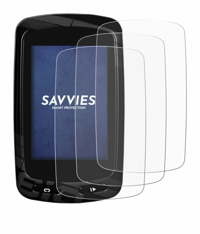 Image of the device Garmin Edge 810 with a wide variety of screen protectors.