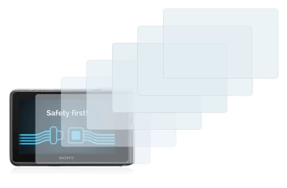 Image of the device Sony Cyber-Shot DSC-TX30 with a wide variety of screen protectors.