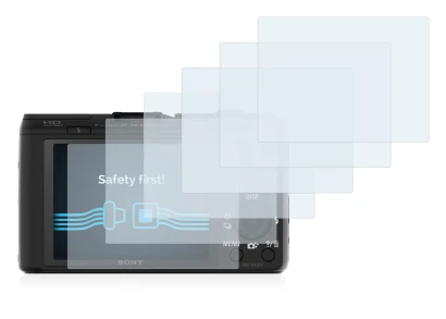 Image of the device Sony Cyber-Shot DSC-HX50V with a wide variety of screen protectors.