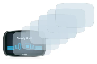 Image of the device TomTom GO 6000 with a wide variety of screen protectors.