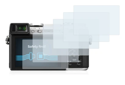 Image of the device Panasonic Lumix DMC-GX7 with a wide variety of screen protectors.