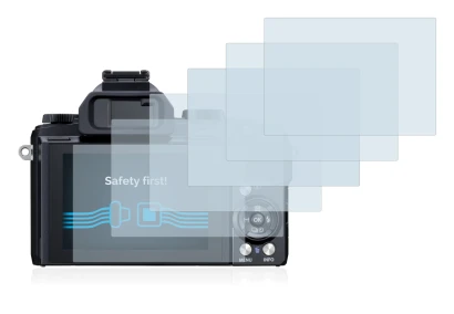 Image of the device Olympus Stylus 1 with a wide variety of screen protectors.